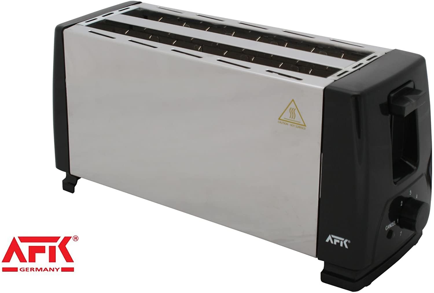 4 Slice Stainless Steel Toaster 2 Long Slit Roasters 1300 Watt Dexters. Colours NE eBay